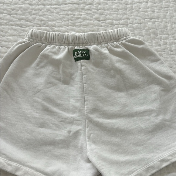 Daily Drills White Women's Drawstring Shorts - Picture 2 of 3